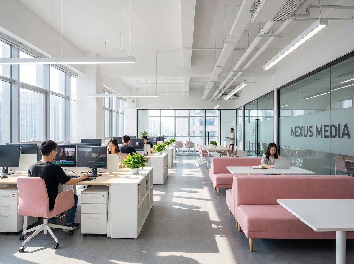 四虎视频传媒公司办公环境